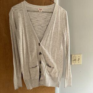 Mossimo Supply Co. Boyfriend Cardigan in Oatmeal, size small